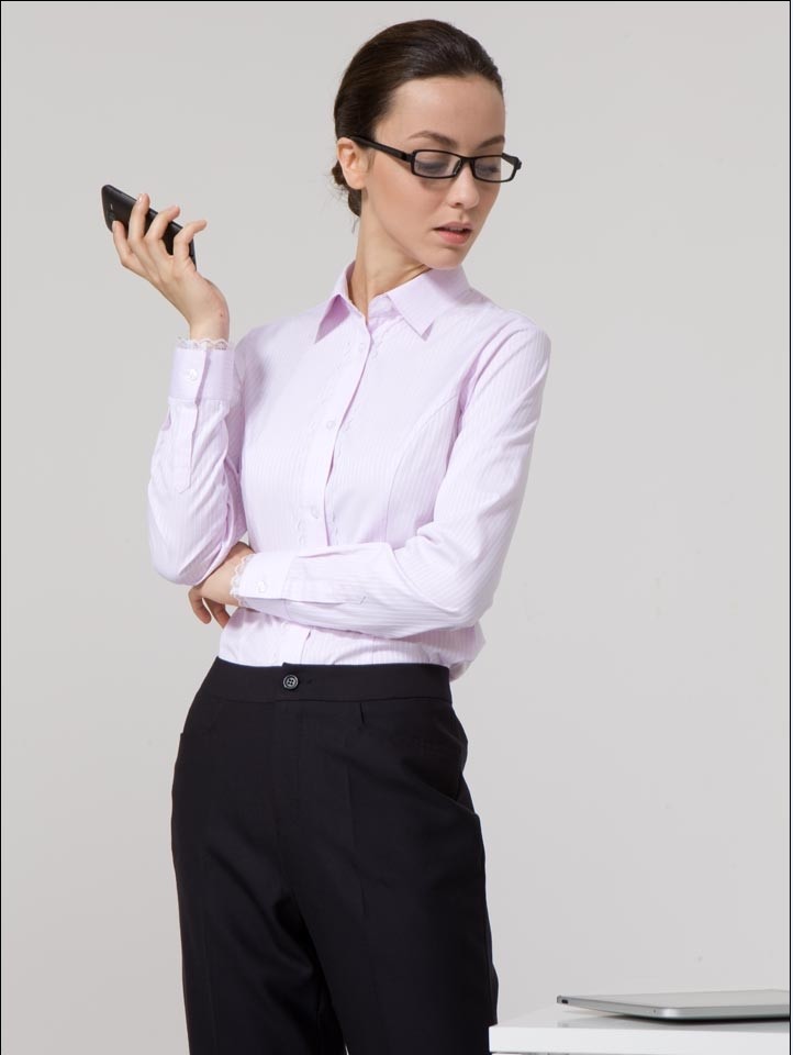 時尚體閑女襯衫 