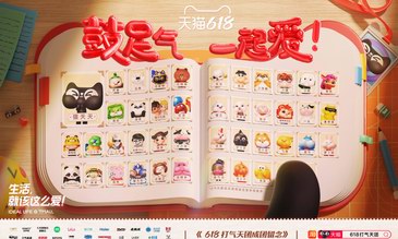 天貓吉祥物超萌天團618瘋狂打氣搞事情，可愛含量超標了！